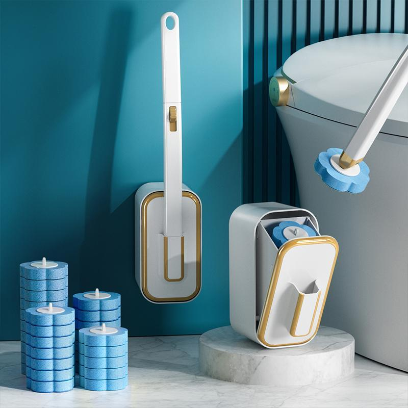Wall Mounted Toilet Brush Set