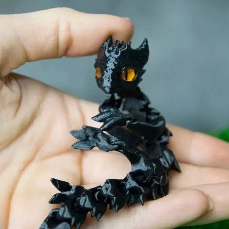 3D-tryckt ledad drake