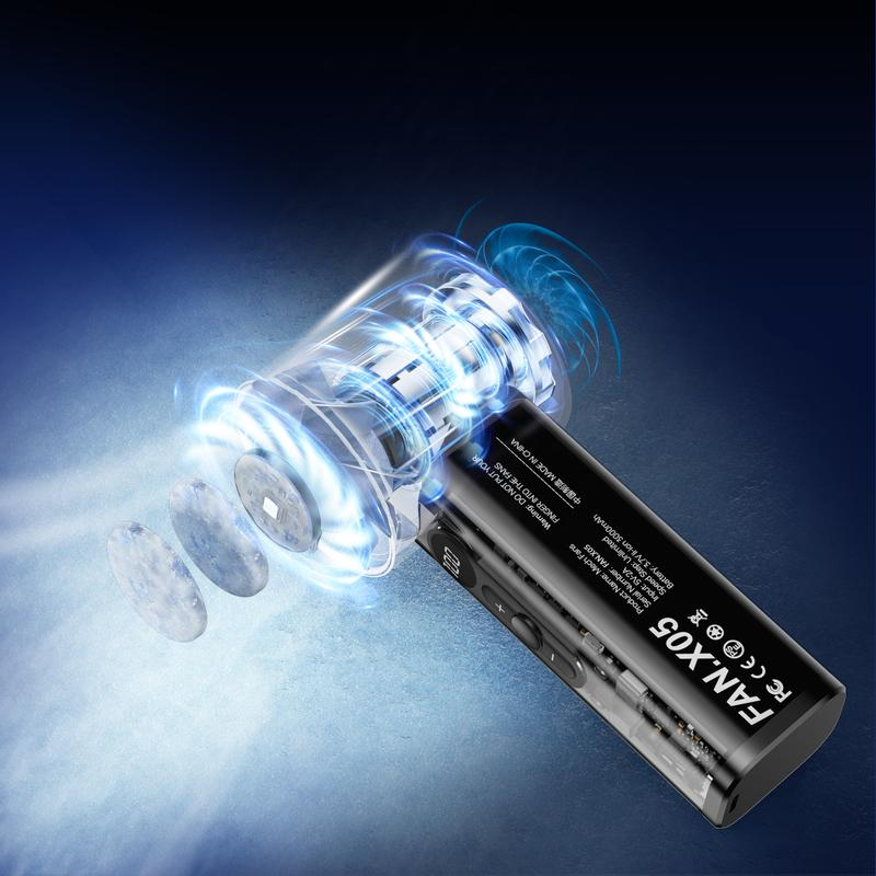 Transparent Mecha USB Turbo Fan with Semiconductor Cooling