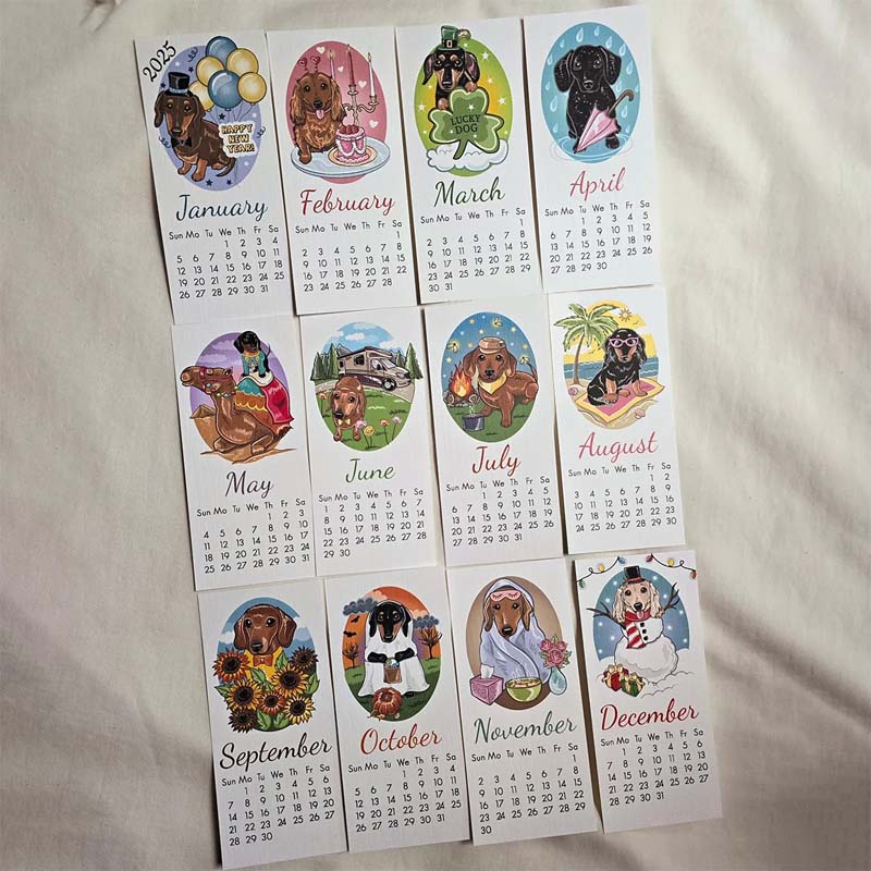2025 Dachshund Calendar