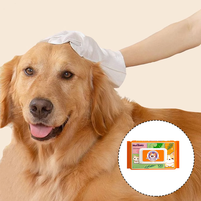 Pet Cleaning Glove Wipes