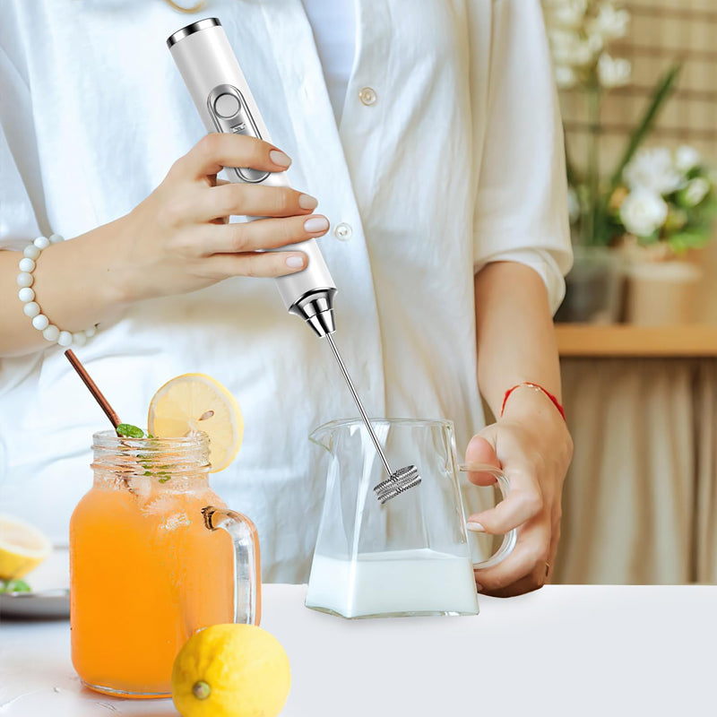 Electric Milk Frother & Egg Beater – 304 Stainless Steel