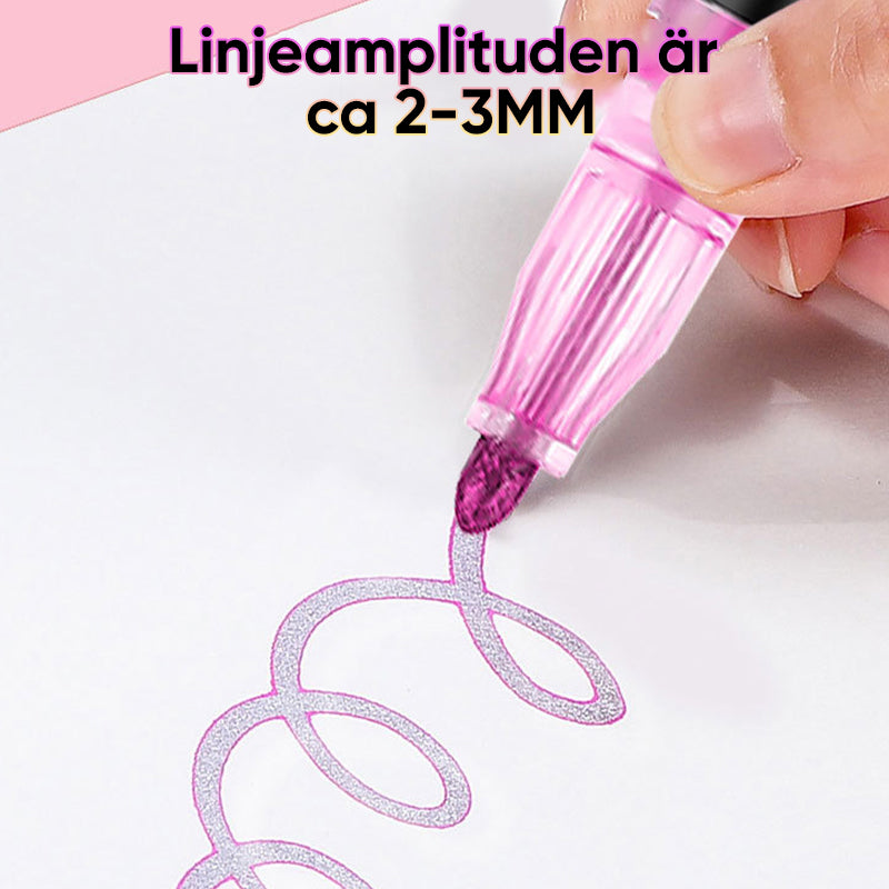 Färgning Lightstick Graffiti Highlighter Pennor