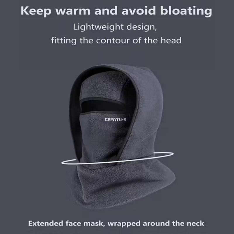 Outdoor Winter Warm Hat Neckband Integrated Cycling Mask