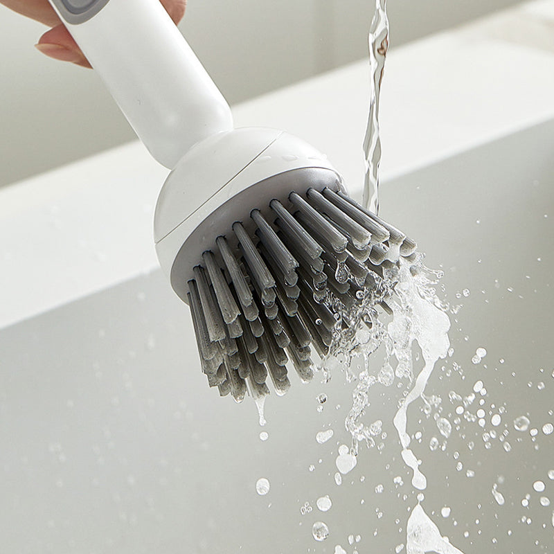 6-in-1 Dish Brush with Soap Dispenser