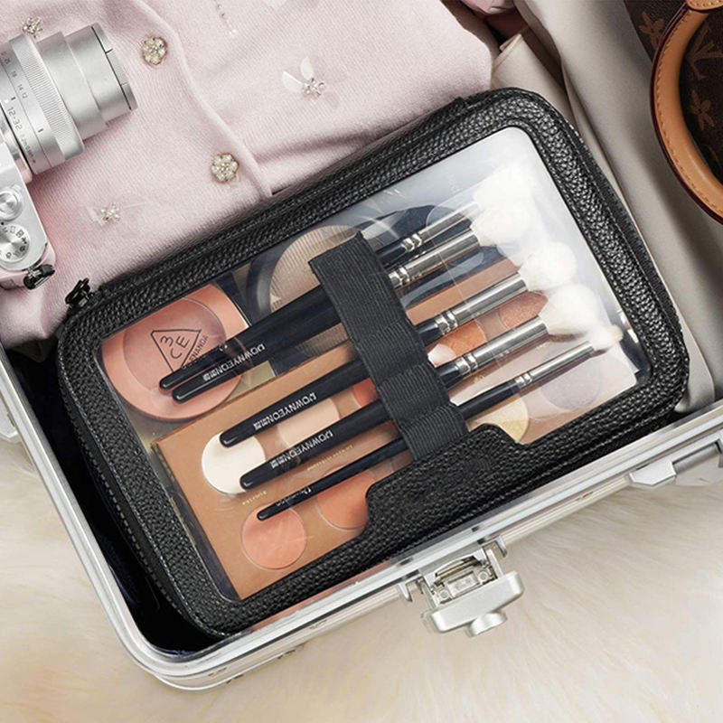 Clear Travel Makeup Bag – Waterproof TPU Cosmetic Organizer for Women