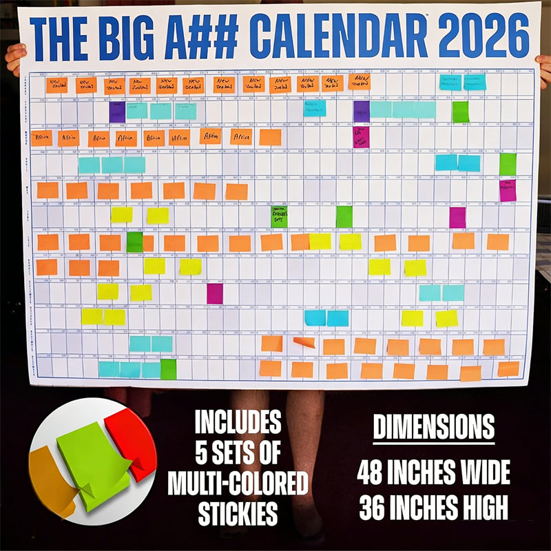 The Big A## 2026 Wall Calendar