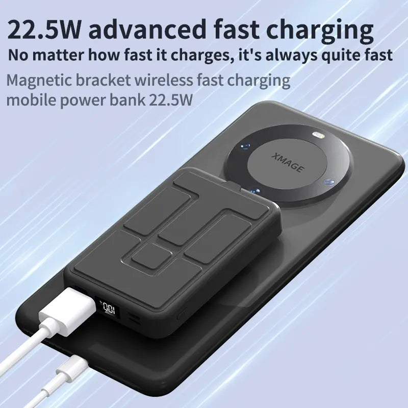 Wireless Portable Charger with LED Display