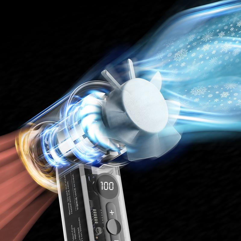 Transparent Mecha USB Turbo Fan with Semiconductor Cooling