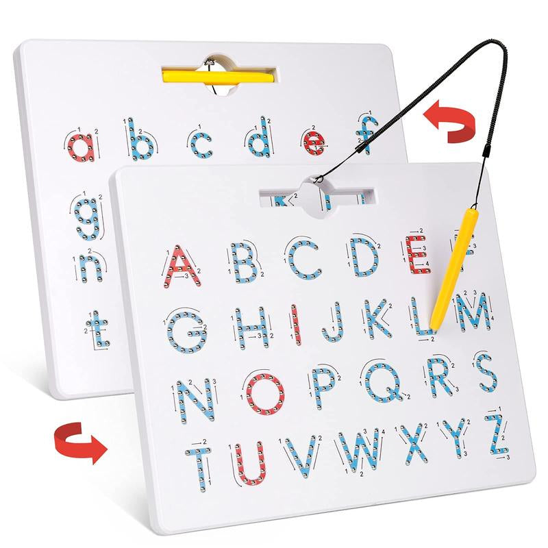 2-i-1 dubbelsidig Magnetic Alphabet Edition