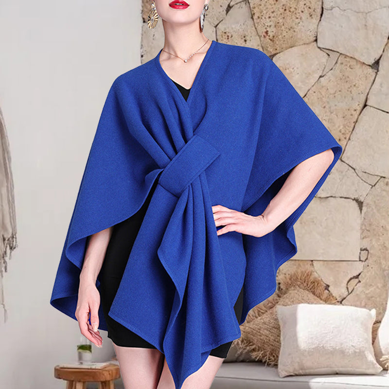 Women's Solid Color Cape Shawl