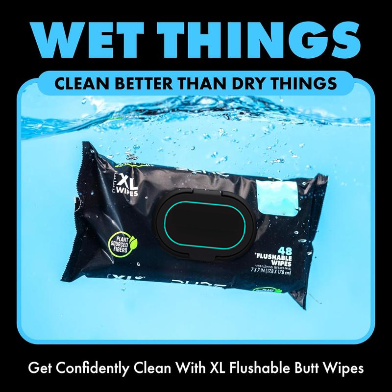 Flushable Wipes (48 pieces/pack)