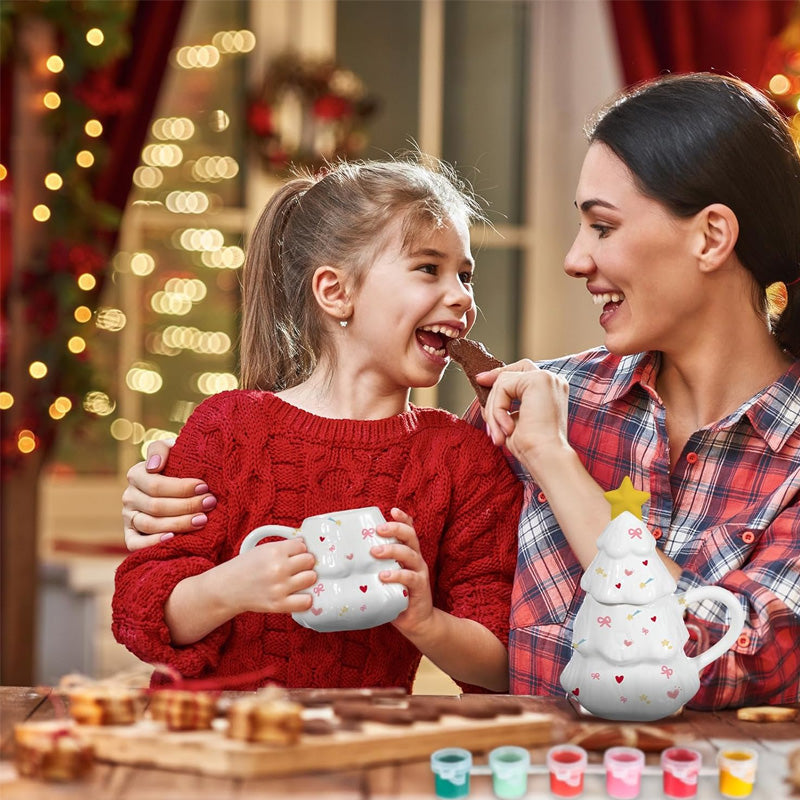 Christmas Tree DIY Mug Painting Kit