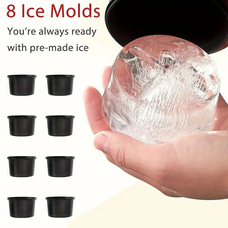 Shave Ice Attachment for Stand Mixer with 8 Ice Molds