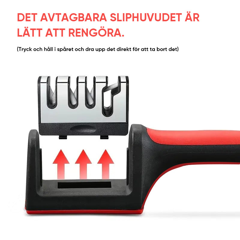 Professionell 4-stegs knivslipare