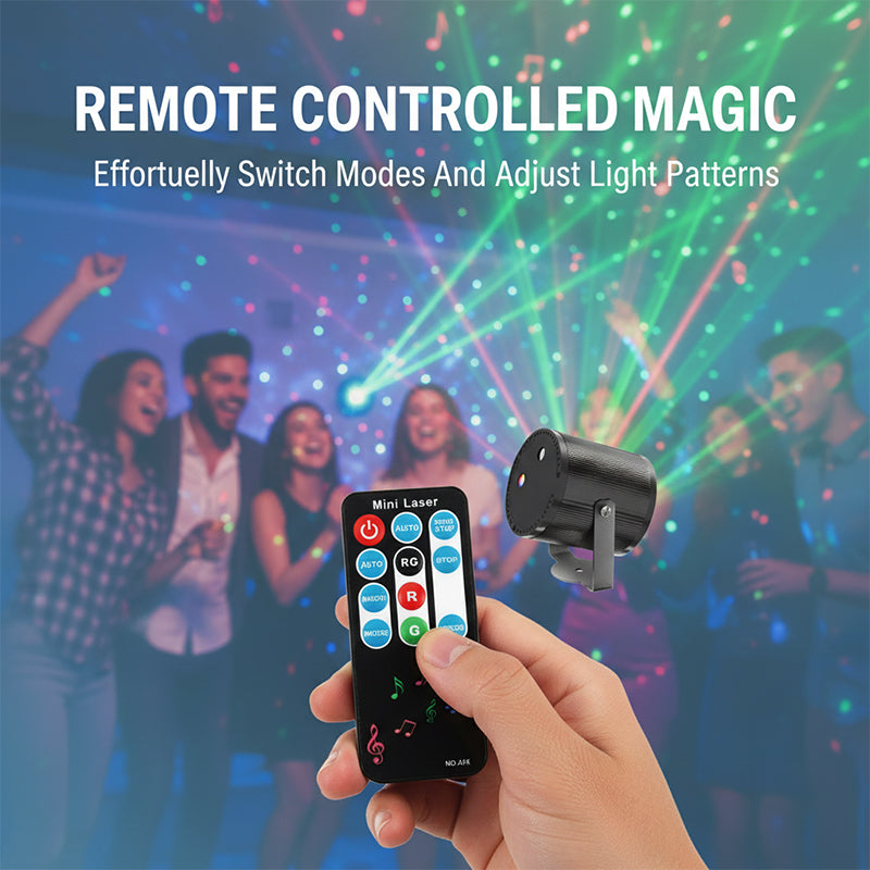 Portable Mini Cylinder Laser Stage Light