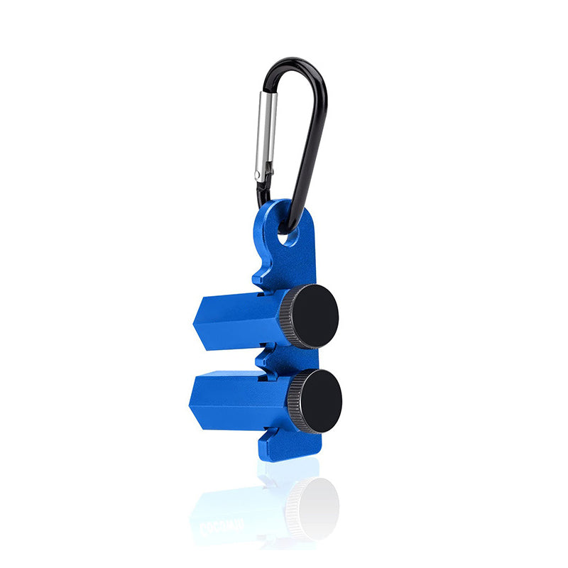 Right-angle ruler clamp