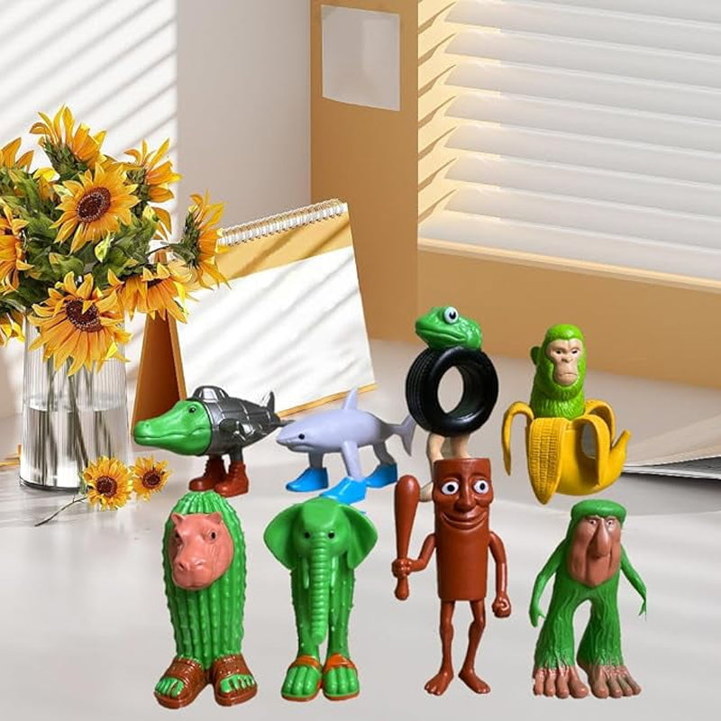 6/8 pcs 1 Set Plastic Toy Action Figure