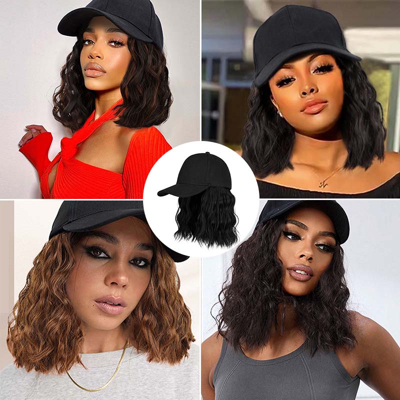 Women's Fashion Wig Hat