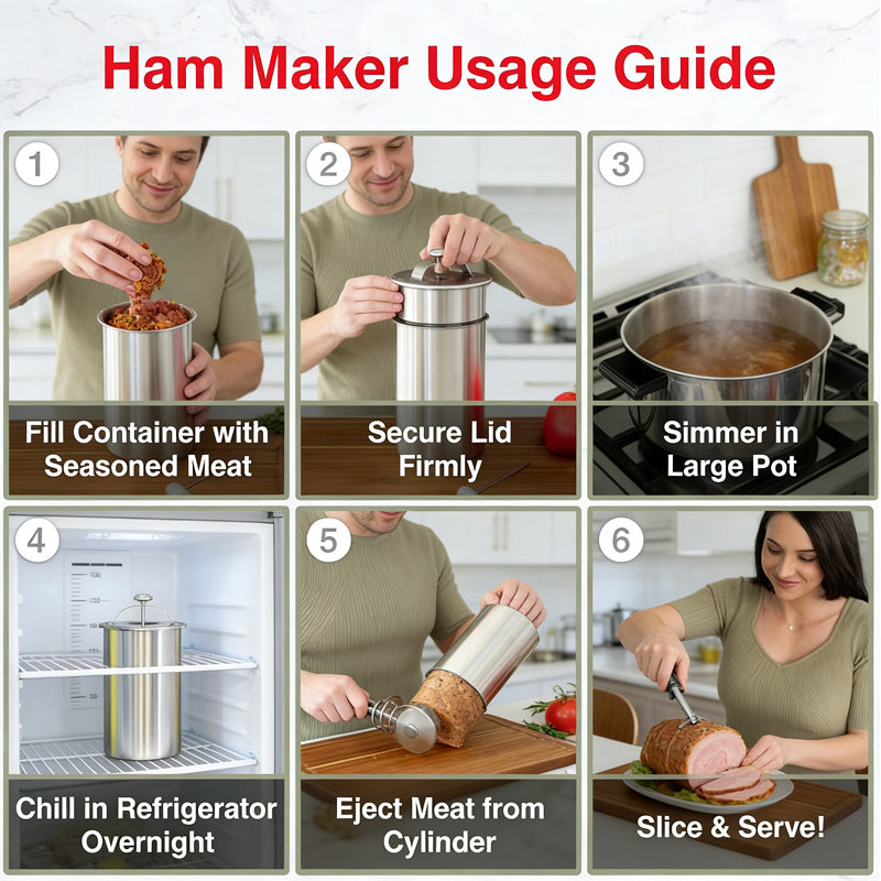 Professional Stainless Steel Ham Maker & Meat Press