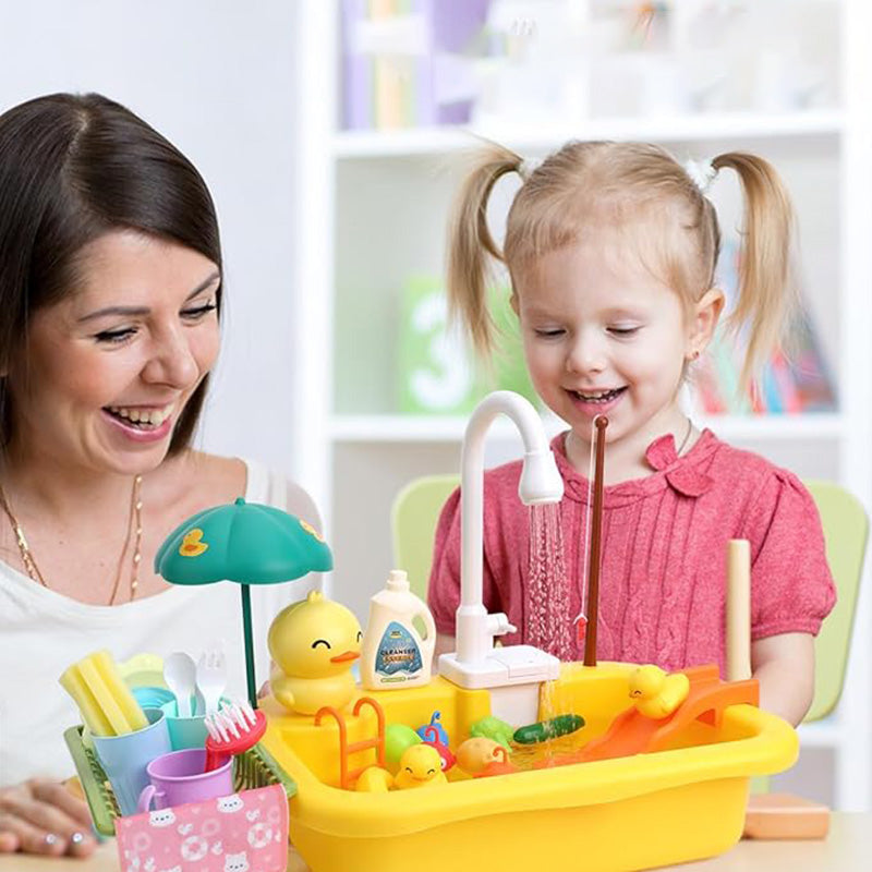 Duck Sink Toy with Fishing Activity