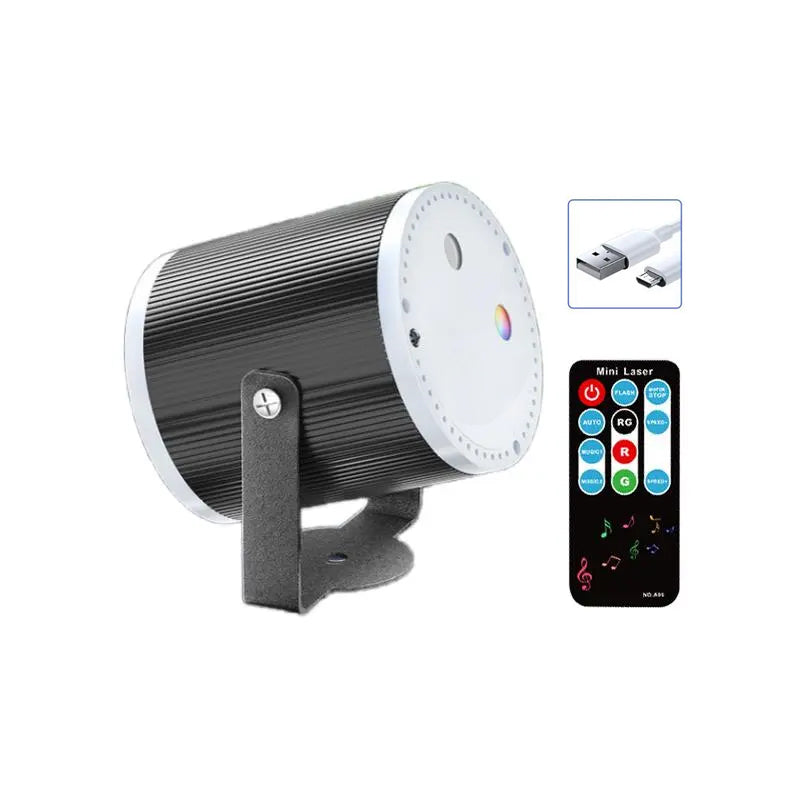 Portable Mini Cylinder Laser Stage Light