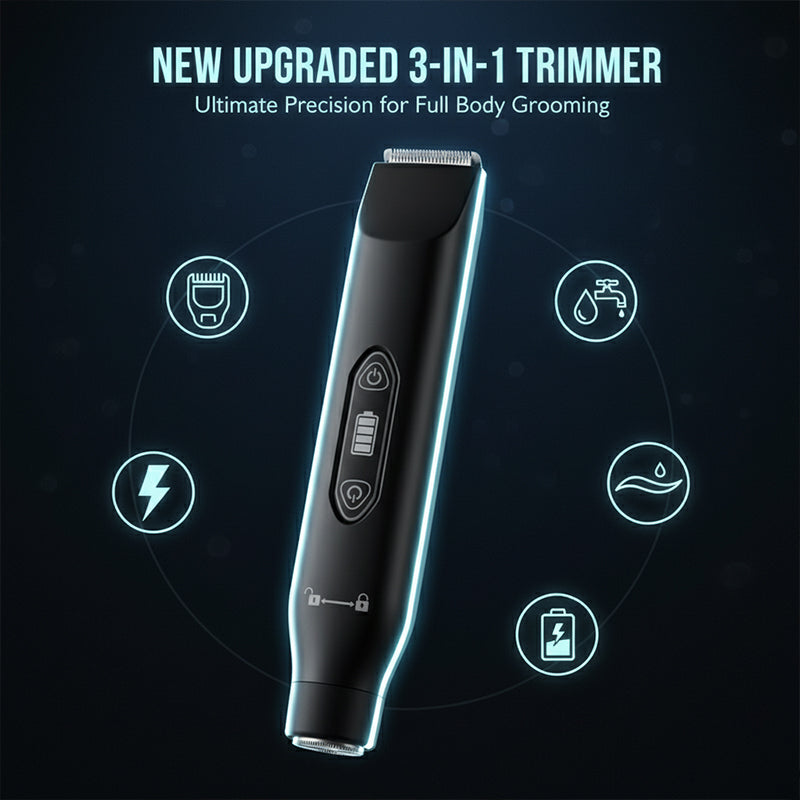 3‑in‑1 Electric Hair Removal Device