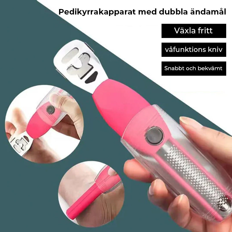 2-i-1 fotvårdsverktyg