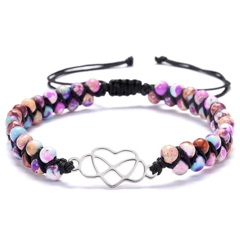 För barnbarn - För du är alltid i mina pärlor Armband