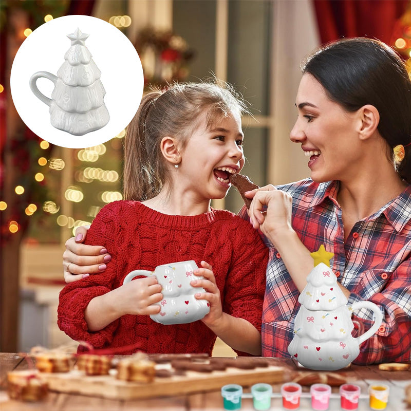 Christmas Tree DIY Mug Painting Kit