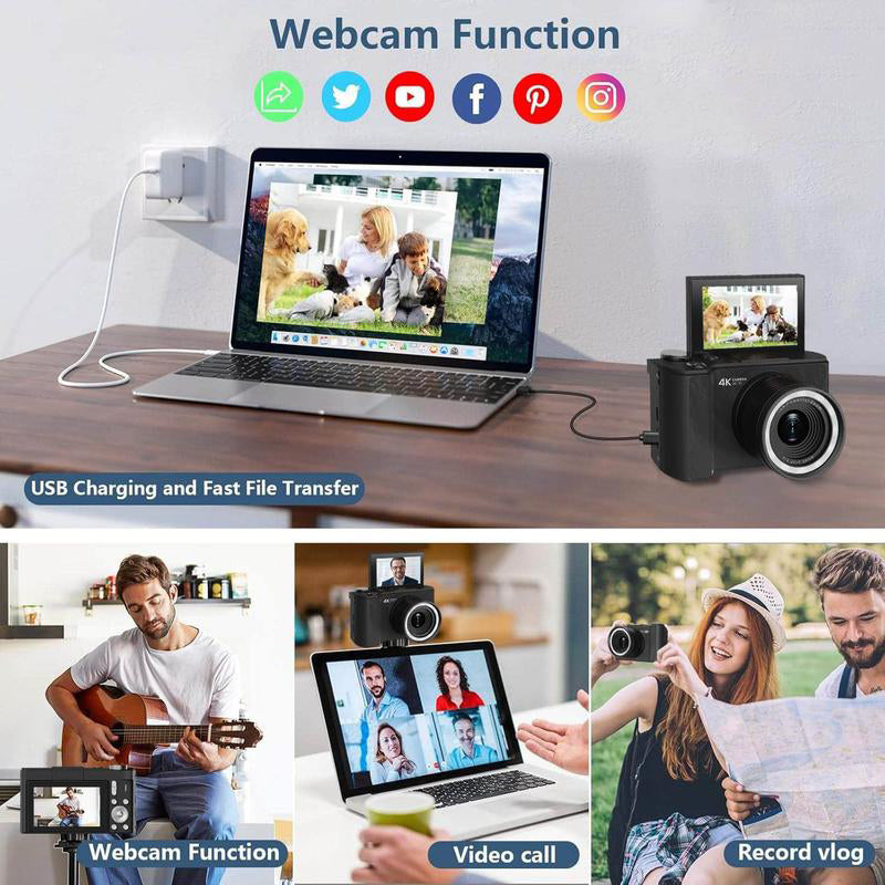 4K Digital Camera for Photography