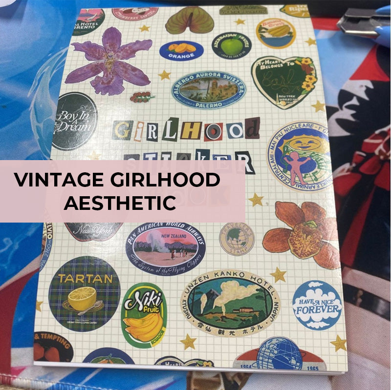 Vintage Sticker Book
