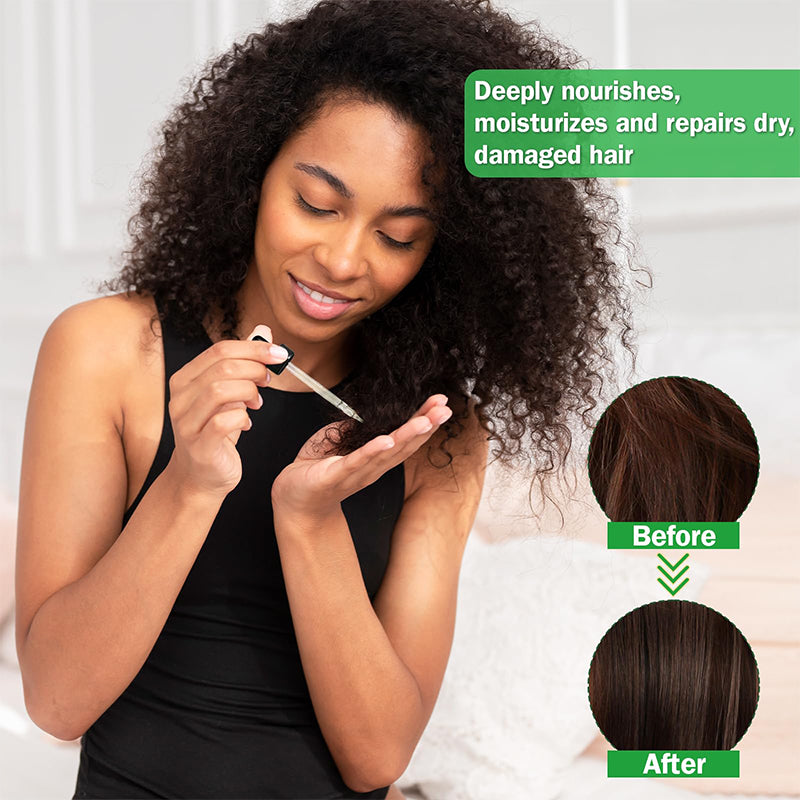 Organic Cold Pressed Black Castor Oil for Hair Growth