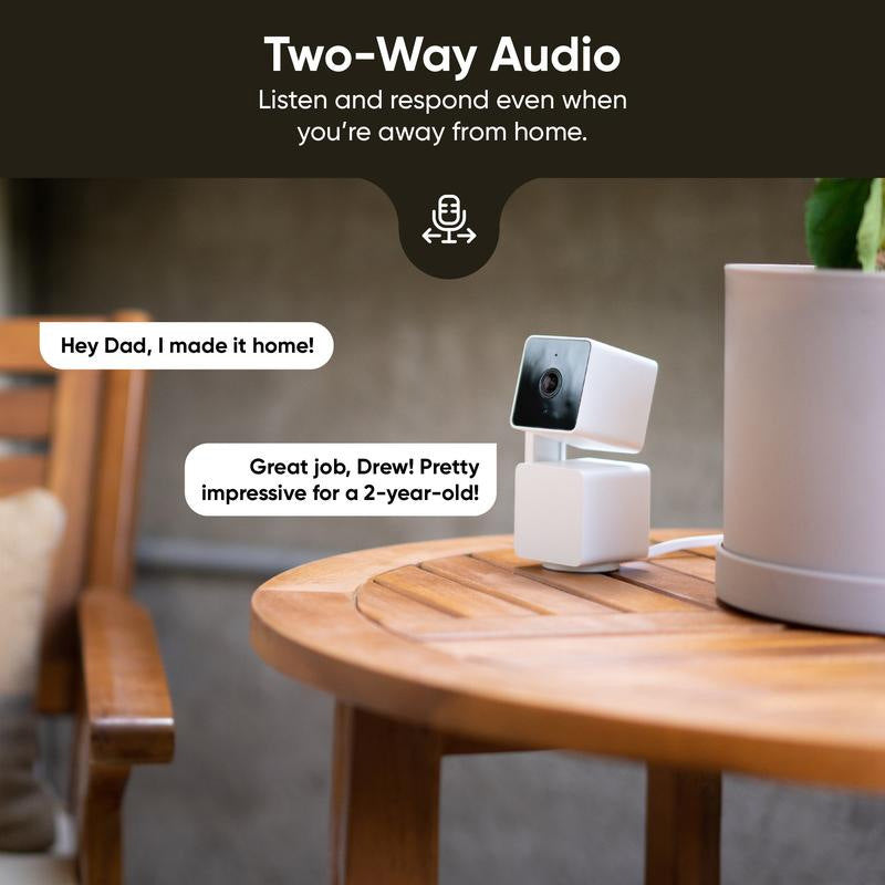 360 Degree Motion Tracking Color Night Vision Security Camera