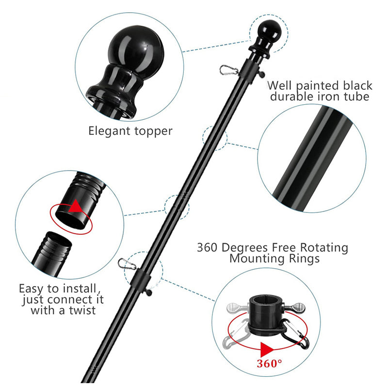 Wall- Mounted Flagpole