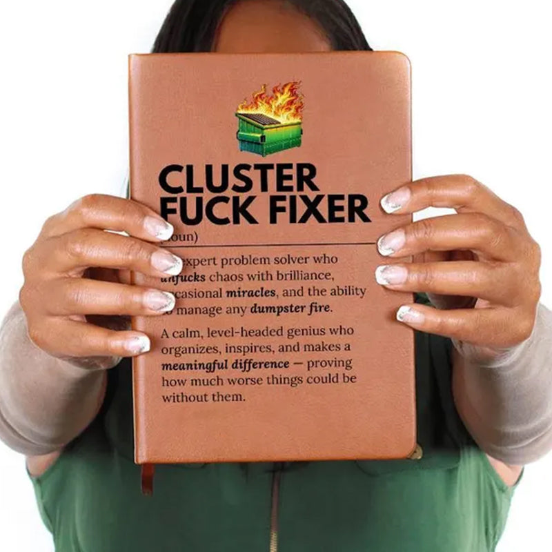 Funny Dumpster Fire Notebook