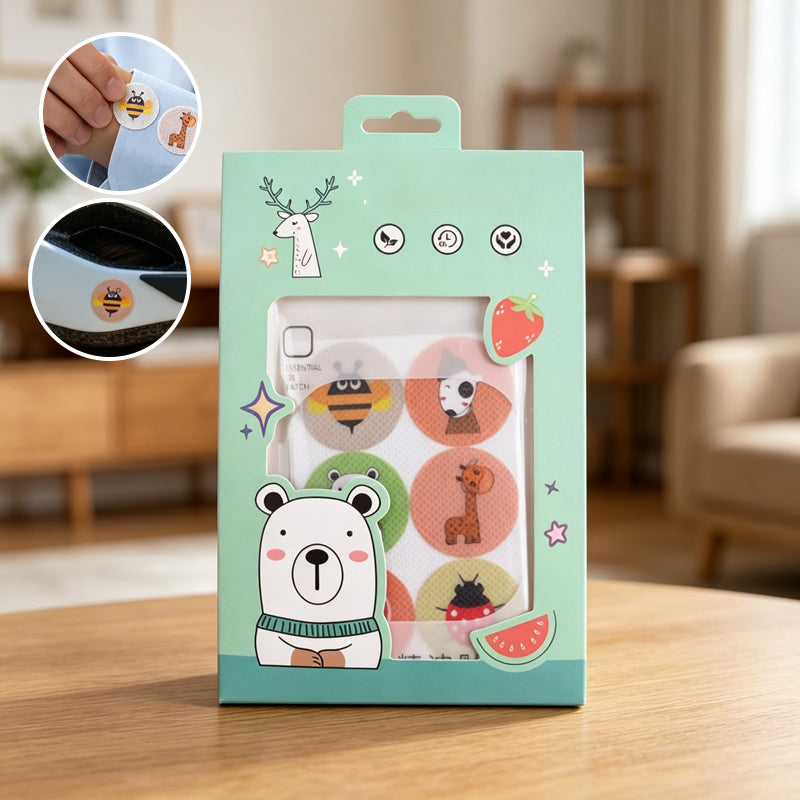 Plant Oil Mosquito Repellent Stickers for Kids & Baby