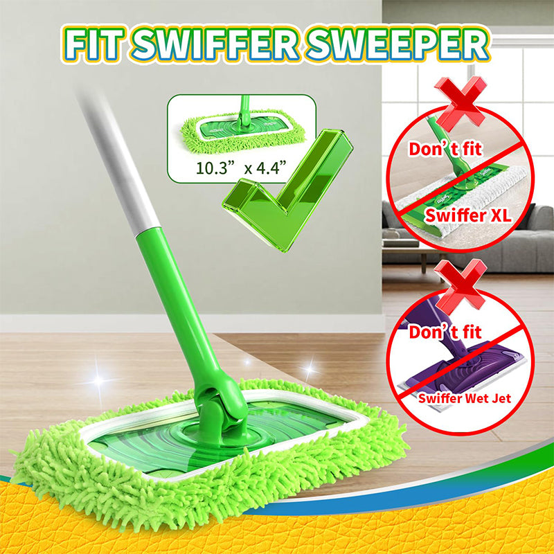 Chenille Mop Refill Pads for Home Use – Replacement Mop Heads for Floor Cleaning