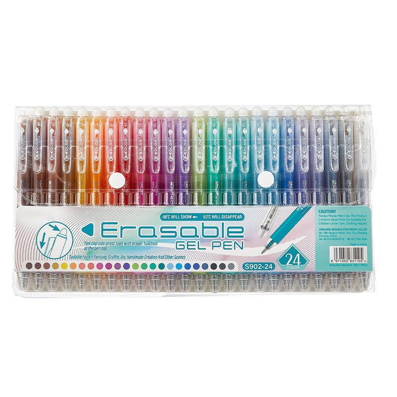Retractable Erasable Gel Pen Set