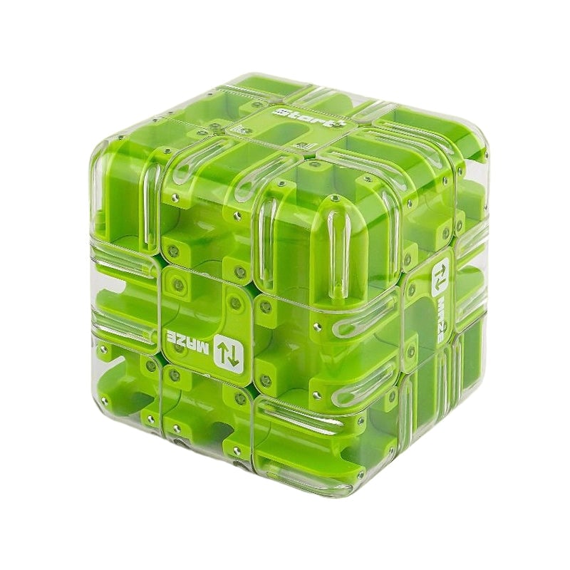 3D Rolling Ball Maze Cube