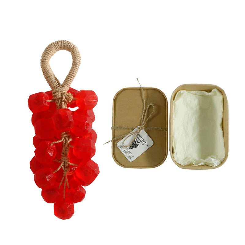 Handmade Crystal Grape Soap