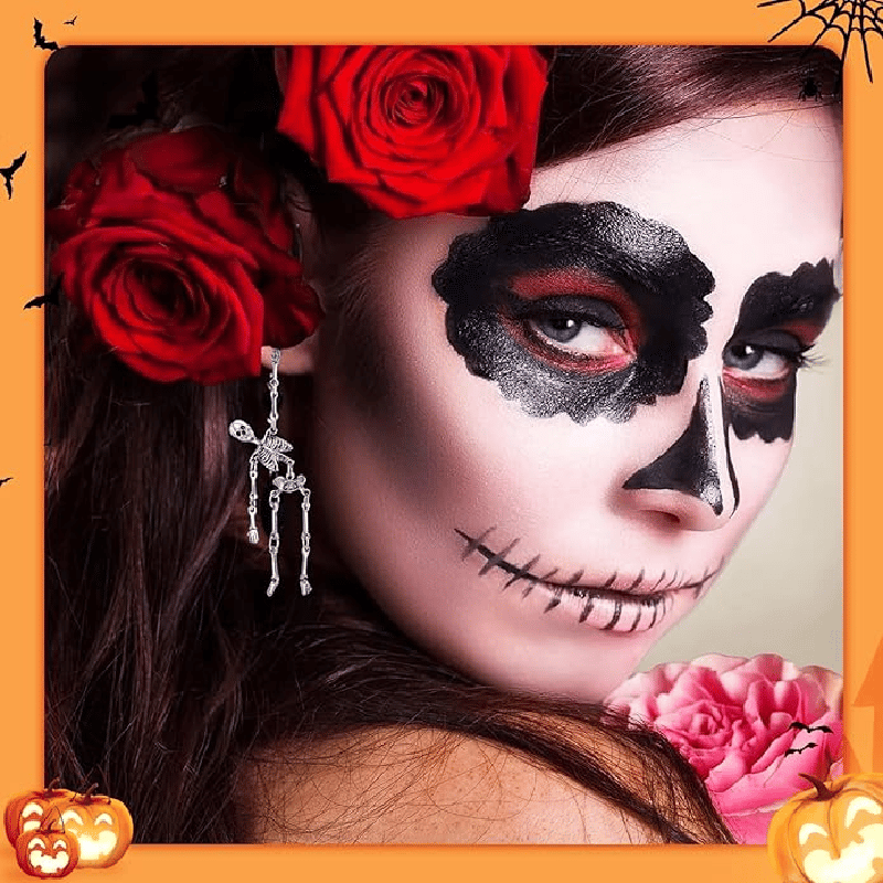 Halloween Horror Personality Skull Earrings