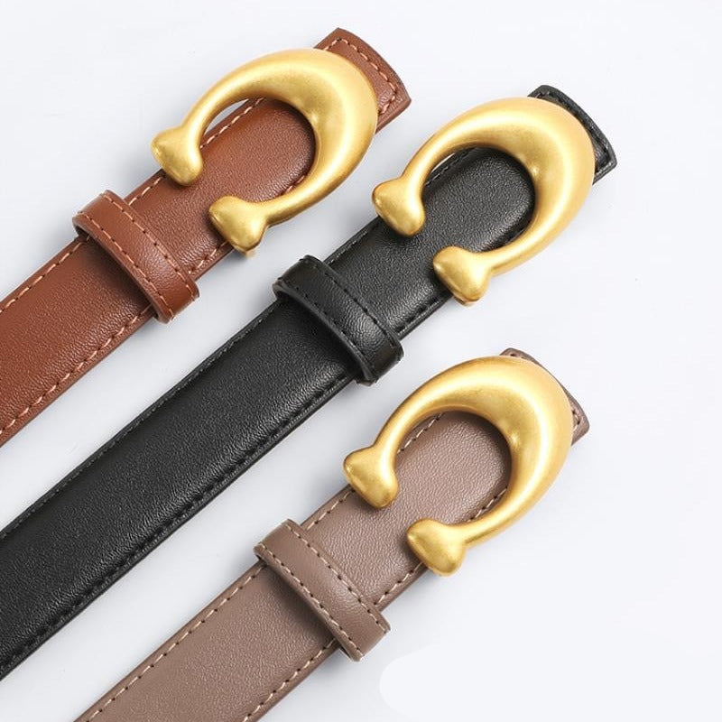 Women's Fashionable Leather Fashion Belts