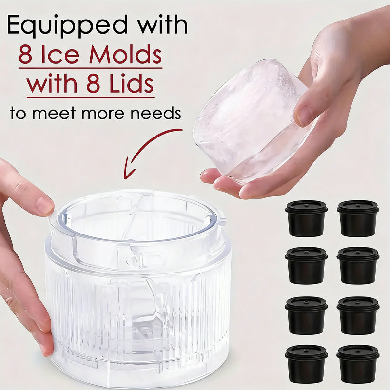 Shave Ice Attachment for Stand Mixer with 8 Ice Molds