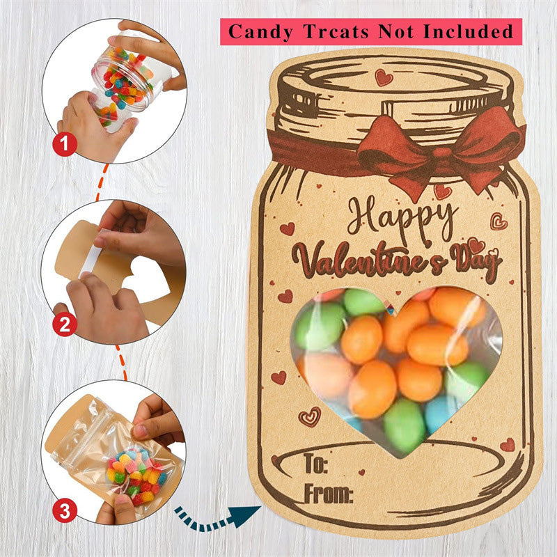 Mason Jar Valentine Gifts Cards