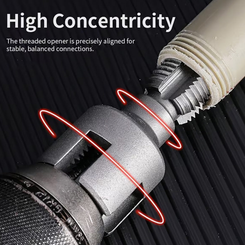 Integrated Internal & External Pipe Threading Tool