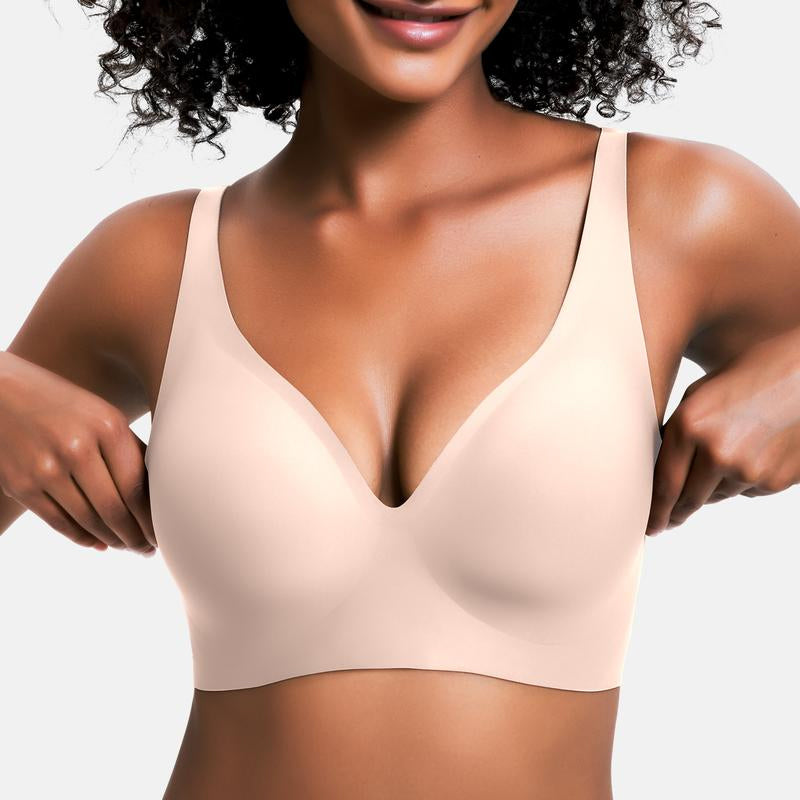 Seamless Wireless Full-Cup Bra