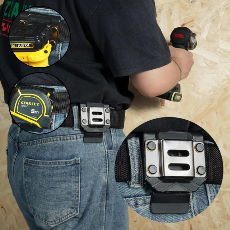 Heavy Duty Drill & Tape Measure Belt Holder for Cordless Tools