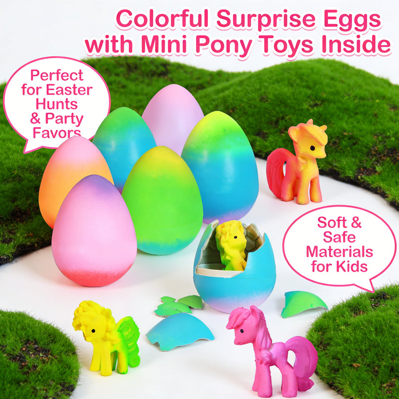 Magical Water-Hatching & Growing Unicorn Surprise Eggs
