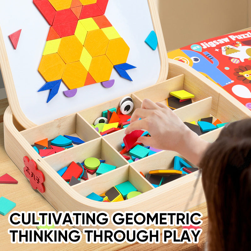 Wooden Creative Magnetic Puzzle